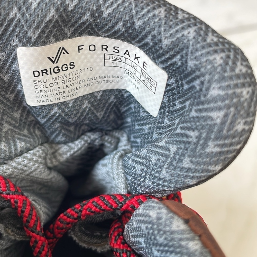 Forsake Men's Brown and Red Athletic Shoes - Picture 10 of 11